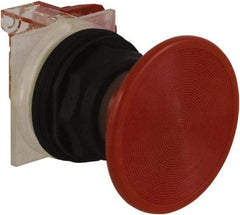 Schneider Electric - 30mm Mount Hole, Extended Straight, Pushbutton Switch with Contact Block - Red Pushbutton, Momentary (MO) - Caliber Tooling