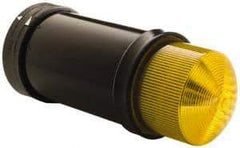 Schneider Electric - 24 VAC/VDC, 4X NEMA Rated, Strobe Tube, Yellow, Flashing Light - 60 Flashes per min, 70mm Pipe/Pendant, 70mm Diameter, 157mm High, IP65, IP66 Ingress Rating - Caliber Tooling