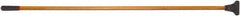 Harper Brush - 60 x 1-1/8" Wood Handle for Laitner Broom Heads - Bolt-On Connection, Tan - Caliber Tooling