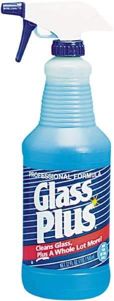 Glass Plus - 32 oz Spray Bottle Floral Glass Cleaner - Use on Glass - Caliber Tooling