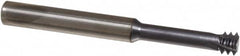 Iscar - 0.2362" Cutting Diam, 3 Flute, Solid Carbide Helical Flute Thread Mill - Internal Thread, 23mm LOC, 58mm OAL, 6mm Shank Diam - Exact Industrial Supply