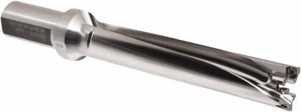 Iscar - 32mm Max Diam, 5xD, 160mm Max Drill Depth, 32mm Shank Diam, 260mm OAL, Replaceable Tip Drill - 10.2362" OAL, 5xD Drill Depth by Diam Ratio - Caliber Tooling