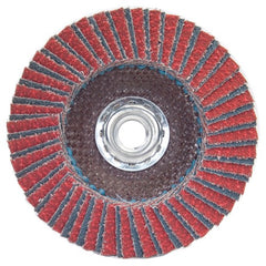 7″ × 1/4″ × 5/8″ Twinfiber Flap Disc Type 29 Conical 80 Grit - Caliber Tooling