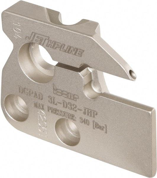 Iscar - 1.2992" Blade Height, 0.2835" Blade Width, 1.7913" OAL, Left Hand Cut, Single End Indexable Cut-Off Blade - DGPAD Blade, Do-Grip, JetHPLine, Modular Grip Series - Caliber Tooling