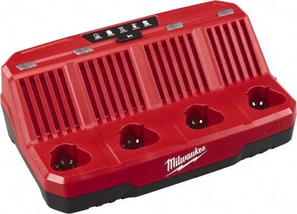 Milwaukee Tool - 12 Volt, 4 Battery Lithium-Ion Power Tool Charger - Caliber Tooling