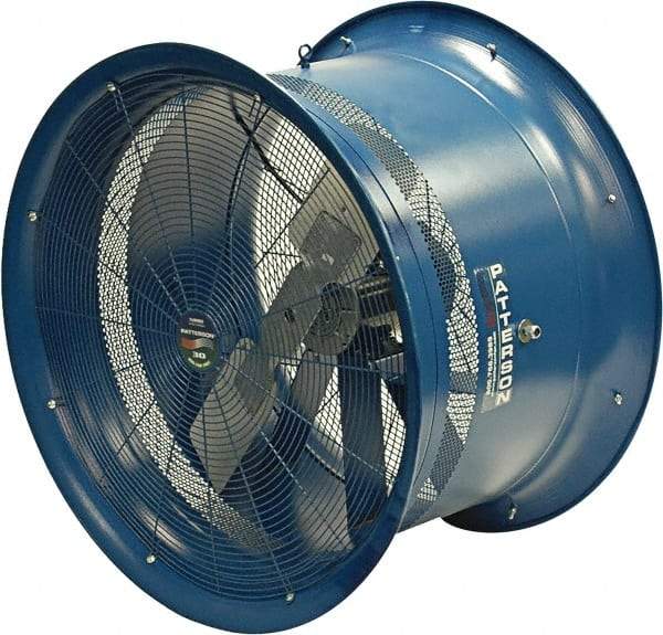 Patterson Fan - 30" Blade, 1 hp, 12,000 CFM, Industrial Circulation Fan - Suspension, 208-230/460 Volts, 1 Speed - Caliber Tooling