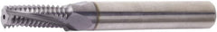 Vargus - 5/8-11 UN, 0.516" Cutting Diam, 4 Flute, Solid Carbide Helical Flute Thread Mill - Internal Thread, 1.318" LOC, 3.622" OAL, 3.622" Shank Diam - Caliber Tooling