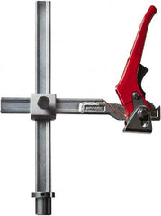 Bessey - 1,200 Lb Holding Capacity, 12" Max Opening Capacity, 1,200 Lb Clamping Pressure, Manual Hold Down Clamp - 11-1/8" Arm Length, 11" Clamp Length, 2-19/32" Clamp Width, 15-3/4" Clamp Height, 28mm Stud Mount, Steel - Caliber Tooling