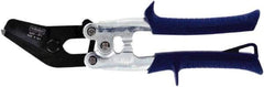 Midwest Snips - 1" Length of Cut, Straight Pattern Pipe & Duct Snip - 9-1/2" OAL, 24 AWG Steel Capacity - Caliber Tooling