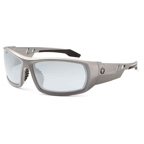 Odin In/Outdoor Lens Matte Gray Safety Glasses - Caliber Tooling