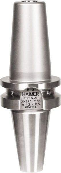 HAIMER - 8mm Hole Diam, BT30 Taper Shank Shrink Fit Tool Holder & Adapter - 3" Projection, 21mm Nose Diam, 36mm Clamping Depth, 25,000 RPM - Exact Industrial Supply