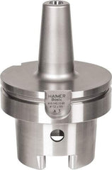 HAIMER - 3/4" Hole Diam, HSK100A Taper Shank Shrink Fit Tool Holder & Adapter - 3" Projection, 33mm Nose Diam, 52mm Clamping Depth, 25,000 RPM - Exact Industrial Supply