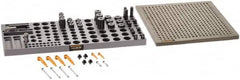 Renishaw - M6, CMM Clamping Kit - Use with CMM Fixtures, Includes 44Pc. Component Set, 300x300mm Plate - Caliber Tooling