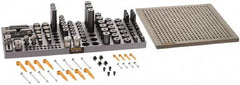 Renishaw - M6, CMM Magnetic & Clamping Kit - Use with CMM Fixtures, Includes 112Pc. Component Set, 300x300mm Plate - Caliber Tooling