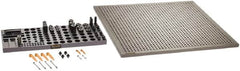 Renishaw - M8, CMM Clamping Kit - Use with CMM Fixtures, Includes 43Pc. Component Set, 600x600mm Plate - Caliber Tooling