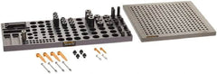 Renishaw - M8, CMM Clamping Kit - Use with CMM Fixtures, Includes 43Pc. Component Set, 300x300mm Plate - Caliber Tooling