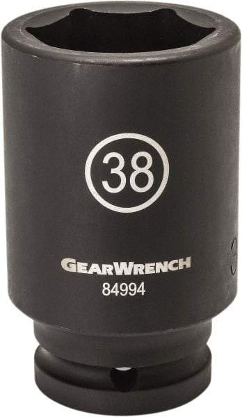 GearWrench - 3/4" Drive 23mm Deep Impact Socket - 6 Points, 3-19/35" OAL - Caliber Tooling