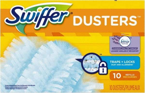 Swiffer - 6" Long Fiber Duster - 6" OAL, Light Blue - Caliber Tooling