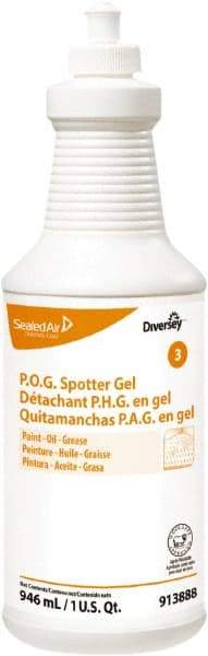 Diversey - 32 oz Squeeze Bottle Carpet/Fabric Stain & Spot Remover - Use on Paints, Oils & Grease - Caliber Tooling