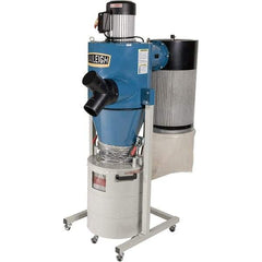 Baileigh - 1µm, 110 Volt Portable Dust Collector - 40" Long x 45" Deep x 48" High, 4" Connection Diam, 600 CFM Air Flow - Caliber Tooling