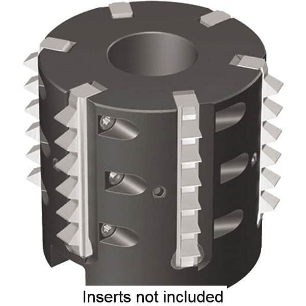 Kennametal - 2.48" Cut Diam, 2" Max Depth of Cut, 1" Arbor Hole Diam, Indexable Thread Mill - Insert Style TM41, 41mm Insert Size, 6 Inserts, Toolholder Style TMS41, 2" OAL - Caliber Tooling