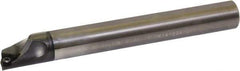 Kyocera - 22mm Min Bore Diam, 165mm OAL, 20mm Shank Diam, E(C)-SWUB(P)-A Indexable Boring Bar - 32mm Max Bore Depth, WPGT 32.., WPGW 32.., WPMT 32.., WPMW 32.. Insert, Screw Holding Method - Caliber Tooling