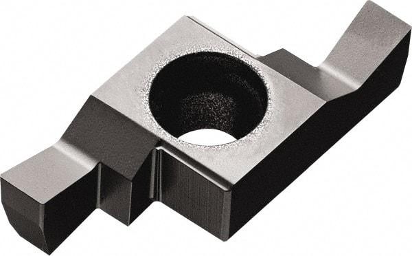 Kyocera - 120GE C Grade PR1225, 1.2mm Cutting Width Carbide Grooving Insert - 2.5mm Max Depth of Cut, Left Hand, 0.05mm Corner Radius, Megacoat Finish - Caliber Tooling