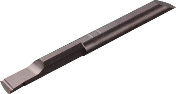 Kyocera - 3.5mm Min Bore Diam, 15mm Max Bore Depth, 4mm Shank Diam, Boring Bar - 0.00315" Corner Radius, Right Hand Cut, Solid Carbide - Exact Industrial Supply