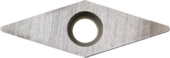 Kyocera - VBGW331 Grade KBN10M CBN Turning Insert - Megacoat Finish, 35° Diamond, 3/8" Inscr Circle, 3/16" Thick, 1/64" Corner Radius - Caliber Tooling