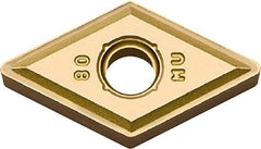 Kyocera - DNMG432 MU Grade SW05 Carbide Turning Insert - Uncoated, 55° Diamond, 1/2" Inscr Circle, 3/16" Thick, 1/32" Corner Radius - Caliber Tooling