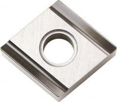 Kyocera - CNGG431 Grade PV720 Cermet Turning Insert - TiCN (Megacoat Nano) Finish, 80° Diamond, 1/2" Inscr Circle, 3/16" Thick, 1/64" Corner Radius - Caliber Tooling