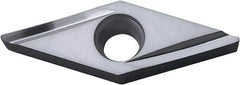 Kyocera - VBGT222 Y Grade KW10 Carbide Turning Insert - Uncoated, 35° Diamond, 1/4" Inscr Circle, 1/8" Thick, 1/32" Corner Radius - Caliber Tooling