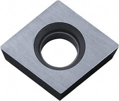 Kyocera - CPMB2.51.50.5 Grade KW10 Carbide Turning Insert - Uncoated, 80° Diamond, 5/16" Inscr Circle, 3/32" Thick, 0.008" Corner Radius - Caliber Tooling