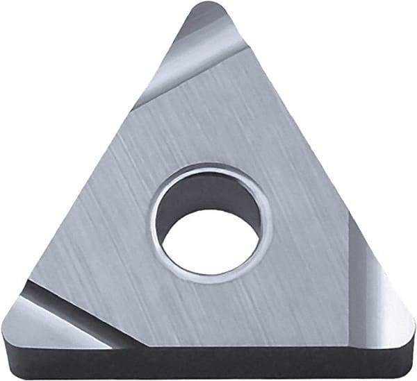 Kyocera - TNGG331 S Grade TN620 Cermet Turning Insert - Uncoated, 60° Triangle, 3/8" Inscr Circle, 3/16" Thick, 1/64" Corner Radius - Caliber Tooling