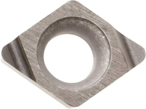 Kyocera - JCGT110905 F Grade KW10 Carbide Turning Insert - Uncoated, 70° Diamond, 3.5052mm Inscr Circle, 1.397mm Thick, 0.2032mm Corner Radius - Caliber Tooling