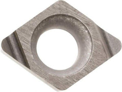 Kyocera - JCGT110902 F Grade KW10 Carbide Turning Insert - Uncoated, 70° Diamond, 3.5052mm Inscr Circle, 1.397mm Thick, 0.004" Corner Radius - Caliber Tooling