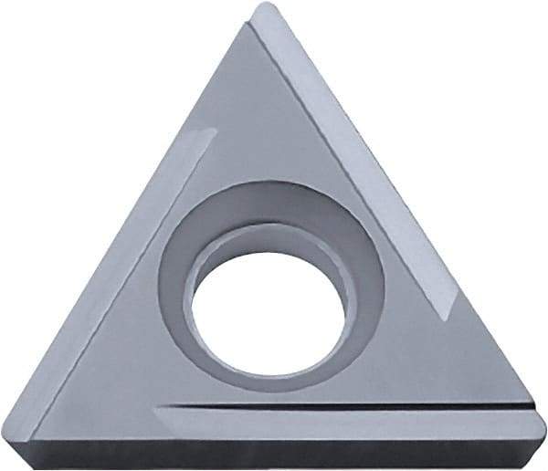 Kyocera - TPGH322 H Grade PR930 Carbide Turning Insert - TiCN Finish, 60° Triangle, 3/8" Inscr Circle, 1/8" Thick, 1/32" Corner Radius - Caliber Tooling