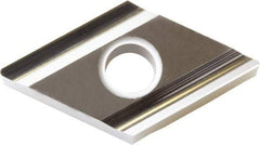 Kyocera - DNGG432 A3 Grade KW10 Carbide Turning Insert - Uncoated, 55° Diamond, 1/2" Inscr Circle, 3/16" Thick, 1/32" Corner Radius - Caliber Tooling