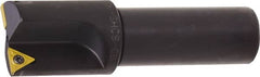 Kyocera - 0.515 Inch Diameter, Weldon Flat 3/4 Inch Shank Diameter, 1 Insert, Indexable Counterbore - 2.9 Inch Overall Length, TCMT 18151 Insert - Caliber Tooling