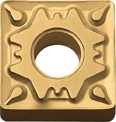 Kyocera - SNMG432 HQ Grade CA6515 Carbide Turning Insert - TiCN/Al2O3/TiN Finish, 90° Square, 1/2" Inscr Circle, 3/16" Thick, 1/32" Corner Radius - Caliber Tooling