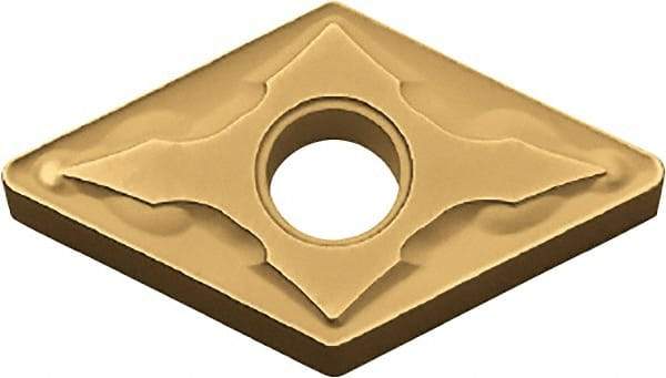 Kyocera - DNMG331 GS Grade CA530 Carbide Turning Insert - TiCN/Al2O3/TiN Finish, 55° Diamond, 3/8" Inscr Circle, 3/16" Thick, 1/64" Corner Radius - Caliber Tooling