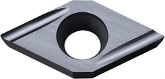 Kyocera - DCGT32.50.4 U Grade TN60 Cermet Turning Insert - Uncoated, 55° Diamond, 3/8" Inscr Circle, 5/32" Thick - Caliber Tooling