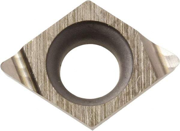 Kyocera - JCET110905 FSF Grade TN60 Cermet Turning Insert - Uncoated, 70° Diamond, 3.5052mm Inscr Circle, 1.397mm Thick, 0.2032mm Corner Radius - Caliber Tooling