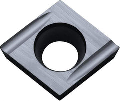 Kyocera - CCET21.50.1 USF Grade PR930 Carbide Turning Insert - TiCN Finish, 80° Diamond, 1/4" Inscr Circle, 3/32" Thick, 0.001" Corner Radius - Caliber Tooling