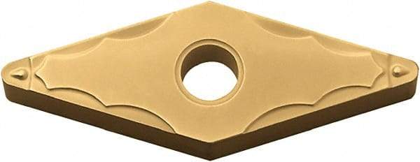 Kyocera - VNMG332 GP Grade CA510 Carbide Turning Insert - TiCN/Al2O3/TiN Finish, 35° Diamond, 3/8" Inscr Circle, 3/16" Thick, 1/32" Corner Radius - Caliber Tooling