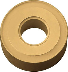 Kyocera - RNMG32 Grade CA515 Carbide Turning Insert - TiCN/Al2O3/TiN Finish, Round, 3/8" Inscr Circle, 1/8" Thick - Caliber Tooling