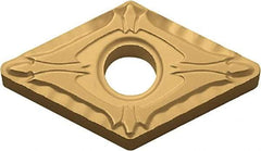 Kyocera - DNMG432 XP Grade CA515 Carbide Turning Insert - TiCN/Al2O3/TiN Finish, 55° Diamond, 1/2" Inscr Circle, 3/16" Thick, 1/32" Corner Radius - Caliber Tooling