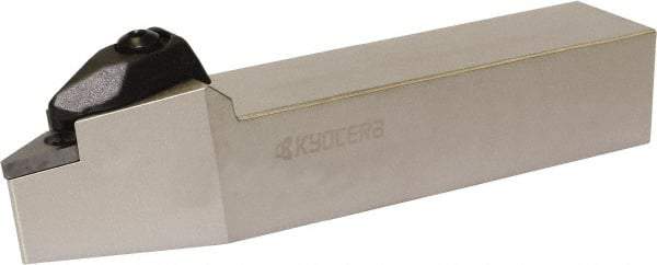 Kyocera - DVVN, Neutral Cut, 72.50° Lead Angle, 20mm Shank Height x 20mm Shank Width, Negative Rake Indexable Turning Toolholder - 125mm OAL, VN.. 33 Insert Compatibility, Series DVVN - Caliber Tooling