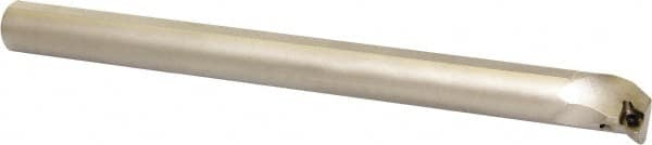 Kyocera - 0.512" Min Bore Diam, 6" OAL, 3/8" Shank Diam, A-SDQC-AE Indexable Boring Bar - 0.736" Max Bore Depth, DCGT 215.., DCGW 215.., DCMT 215.., DCMW 215.. Insert, Screw Holding Method - Caliber Tooling