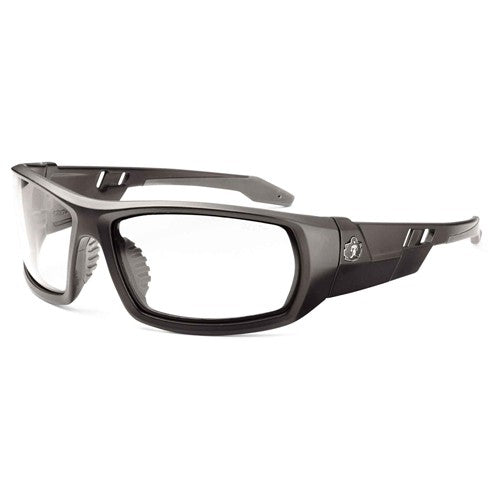 Odin Clear Lens Matte Black Safety Glasses - Caliber Tooling